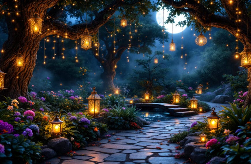 transform your outdoor space into a captivating nighttime oasis with our enchanting lighting ideas and unique plant techniques. discover how to create a magical atmosphere that enhances your garden's beauty after dark.