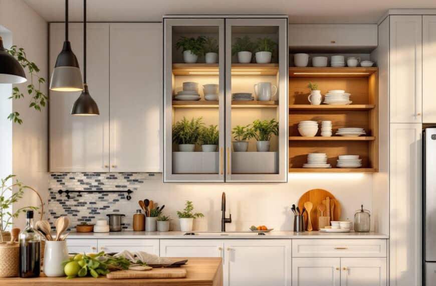 discover how to elevate your kitchen's style and functionality with this innovative diy stacked cabinet trick. transform your space effortlessly and enjoy a fresh, organized look in no time!