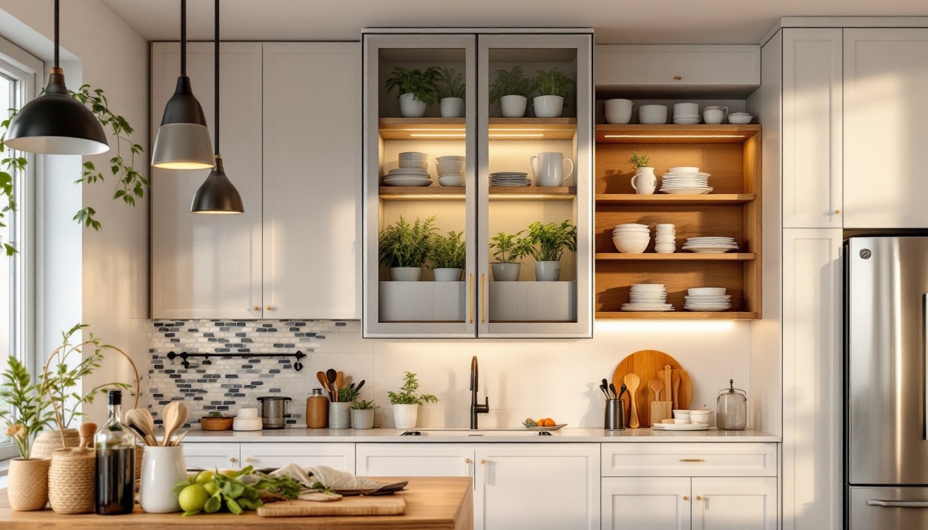 discover how to elevate your kitchen's style and functionality with this innovative diy stacked cabinet trick. transform your space effortlessly and enjoy a fresh, organized look in no time!